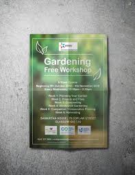 Gardening Workshop Flyer Printed Out As A Folded Mockup For The Wsrec S Gardening Workshop Flyer Printing Leaflet Flyer