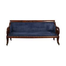 The pillar and scroll style was american craftsmen and designers manifested no intention of slavishly copying french models. 84 Off American Empire Style Upholstered Sofa Chairs