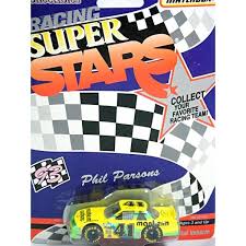 He is also the younger brother of the late 1973 winston cup champion and former nbc/tnt commentator benny parsons. Matchbox Super Stars Phil Parsons Manheim Auctions Nascar Chevrolet Lumina Global Diecast Direct
