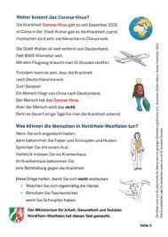 Bitte schreiben sie uns, wenn sie so einen fall kennen. Corona Virus In Einfacher Sprache Und In Verschiedenen Sprachen Erklart Schule Am Roensbergshofs Webseite
