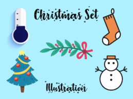 Download Christmas Vector Bundle Set For Kids 22 Graphic By Vijackstudio Creative Fabrica SVG Cut Files