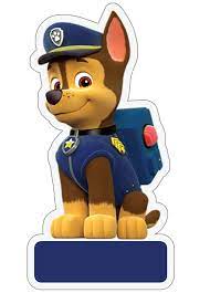 Pegamina Editable Chase Paw Patrol En 2021 Pagina Web