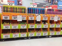 Walmart Back To School Display Preview Gallery Of Supplies Already In Stock Back To School Displays School Displays Walmart
