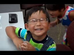 There are some really cute glasses (that i mention below), for the little ones. Adorable Kid S Reaction Can See Clearly For The First Time Cute Baby Getting Glasses Youtube