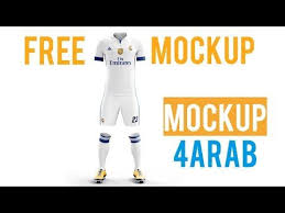 Tutorial Football Kit Mockup Free Youtube Free Youtube Free Mockup Youtube