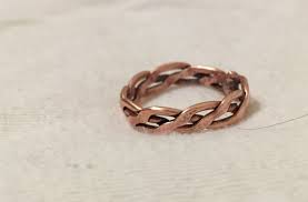 We'll show you how to flatten the ends using a jeweler's steel bench block if you make a purchase from one of these links, we'll make a small commission. Forged Braided Copper Ring Braided From Copper Wire And Forged Together To Make A Ring Available For Purchase On My Etsy Sho Jewelry Braided Ring Copper Rings