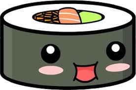 Sushi D Avril Je Couds Mais J Ai Pas Le Temps 365 Dessins Kawaii Nourriture Kawaii Kawaii