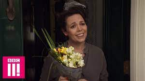 She is mainly seen as she is here, with long hair extensions looking fairly bedraggled as she lays around dealing with. Godmother S Best Bits Fleabag Youtube