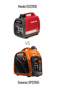 Generac Gp2200i Vs Honda Eu2200i In 2020 Honda Generator Inverter Generators Generation
