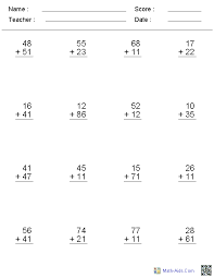 The worksheets come along with answer keys assisting in instant validation. Addition Worksheets Dynamically Created Addition Worksheets