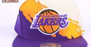 Los Angeles Lakers Mitchell Ness Vintage Paintbrush Snap Back Hat By Mitchell Ness 19 99 Lakers Hat Hats Vintage Cool Hats