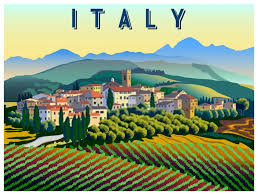 Schonsten Reiseziele Zu Besuch In Italien In 2020 Travel Posters Rural Landscape Retro Travel Poster