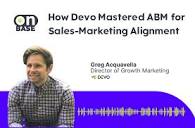 How Devo Mastered ABM for Sales-Marketing Alignment | Demandbase