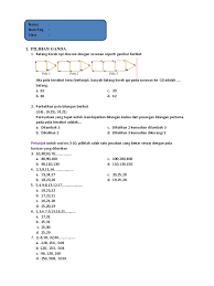 Perhatikan pola urutan pada korek api berikut. Analisis Butir Soal