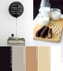 A variation on the complementary color combination. Hue It Yourself Black And White And Neutral All Over Brown Color Palette Black Color Palette Gold Color Palettes