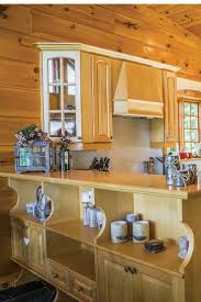 Rustic kitchen knotty pine kitchen cabinets stainless steel. Pin On Log Home Kitchens