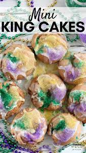 Homemade Mini King Cakes Recipe King Cake King Cake Recipe Cake Recipes