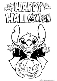 The spruce / kelly miller halloween coloring pages can be fun for younger kids, older kids, and even adults. Stitch Happy Halloween Coloring Pages Disney Halloween Coloring Pages Coloring Pages For Kids And Adults