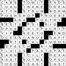 La Times Crossword 21 Nov 19 Thursday Laxcrossword Com