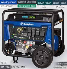 Westinghouse wgen9500df has a big gas tank of 6.6 gallons parallel ports and eco mode are also located on the control panel. 2021 Reviews Best 12000 Watt Generators Be Prepared For Anything