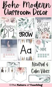 Boho Modern Classroom Decor Classroom Decor Modern Classroom Classroom Decor Themes