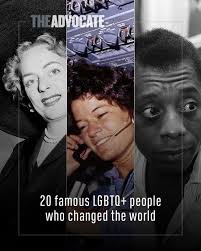 LGBTQ+ people have always made history. 🔗:  https://www.advocate.com/world/famous-lgbt-people