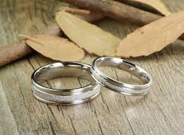 Handmade Wedding Bands Couple Rings Set Titanium Jewelry Ring Etsymktgtool Handmade Weddingrings Couples Ring Set Titanium Ring Set Anniversary Ring Set