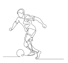 Sep 10, 2020 · caso você queira realmente saber apenas sobre futebol, há um desenho logo na parte superior da tela que é uma pessoa chutando uma bola. Desenho De Linha Continuo A Ilustracao Mostra Que Um Jogador De Futebol Retrocede A Bola Futebol Ilustracao Vetorial Ilustraciones Vectoriales Clip Art Vectorizado Libre De Derechos Image 94612228