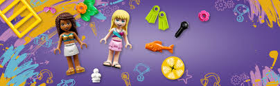 Amazon Com Lego Friends Andrea S Pool Party 41374 Toy Pool Building Set With Andrea And Stephanie Mini Dolls For Pretend Play Includes Toy Juice Bar And Wave Machine 468 Pieces Toys Games