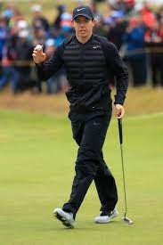 Rory Mcilroy Wearing Nike Lunar Control 4 Golf Shoes Nike Classic 99 Fitted Golf Hat Nike Method Origin Golf Pu Nike Golf Outfit Golf Outfit Mens Golf Outfit