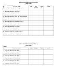 Surat tugas biasanya akan dikeluarkan ketika ada salah satu karyawan dari perusahaan, lembaga pemerintahan atau instansi. Jadual Kerja Pembersihan