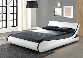 Modern Double Bed Room White King Size Home Furniture Designer Leather Frame 5ft Bed Frames Divan B Bed Design Modern Bedroom Bed Design Double Bed Designs