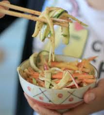 Raw Pad Thai La Salade Crue Thailandaise Recettes De Cuisine Recette Asiatique Cuisine Exotique