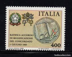 El concordato del vaticano con eslovaquia. Italia 1676 Ano 1985 Ratificacion Del Con Buy Old Stamps Of Italy At Todocoleccion 173649580