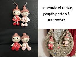 Tuto Poupee Bambola Porte Cle Au Crochet Youtube Tutoriel Poupee Au Crochet Crochet Idees De Crochet