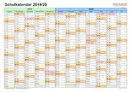 After clicking a link to one of the calendars below, please click refresh on your browser to ensure you are viewing the most updated version. Schulkalender 2019 2020 Als Pdf Vorlagen Zum Ausdrucken