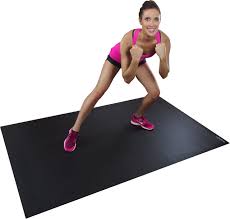 Large Exercise Mat 6 X4 Workout Mat 2x Larger Than A Regular Exercise Yoga Mat Perfect Fitness Mat To Mat Exercises Large Workout Mat Plyometric Workout