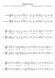 Lied Santa Lucia In Het Nederlands Berthe Van Soest