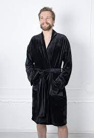 Shop online for men's sleepwear at nordstrom.com. Men Bathrobes Black Robe For Man Terry Velour Robes Christmas Etsy Black Robe Men S Robe Luxury Bath Robe
