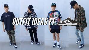 Dunk low black white outfits. How To Style Nike Dunk Low Black White Streetwear 2021 Youtube