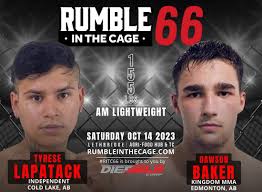 DAWSON BAKER from @kingdom.mma in Edmonton takes