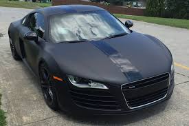 News, questions, and reader rides. Matte Deep Black Audi R8 Wrap Wrapfolio