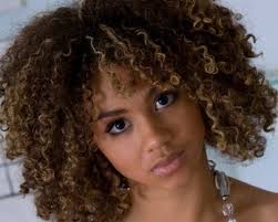 Get your hair off your neck and into these pretty twists for the night. Mount And Blade Natural Curly Hair With Highlights