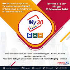 Their bus routes cover an area from the hub gertak sanggul stop to the hub taiping stop and from the dataran jam besar sg.petani. Rapid Kl Offers Buy 1 Free 1 Promo For My30 Unlimited Pass From 21 Dec 2020