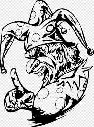 Give my creepy drawing some color! Evil Clown Png Images Pngwing
