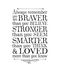 You Are Braver Than You Believe Ipad Case Skin By Adonnaiguana Redbubble