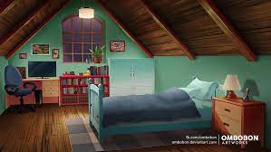 Check spelling or type a new query. Artstation Anime Background Attic Room Om Bobon