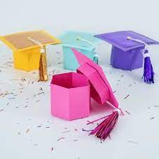 Diy Graduation Cap Gift Box Craft With Free Templates And Step By Step Tutorial Is Now Up On The Blog Graduation Diy Diy Graduation Cap Craft Supplies Online