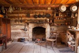 19th Century Log Cabin Interior 19th Cabin Century Interior Log Logcabins Cabin Interior Design Cabin Fireplace Cabin Interiors