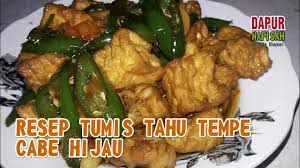 Udang tahu tempe bumbu tumis : Resep Membuat Tumis Tahu Tempe Cabe Hijau Pedas Youtube